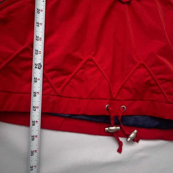 Vintage Obermeyer Red Hooded Ski Winter Jacket Embroidered Details Womens 10 - Picture 11 of 11